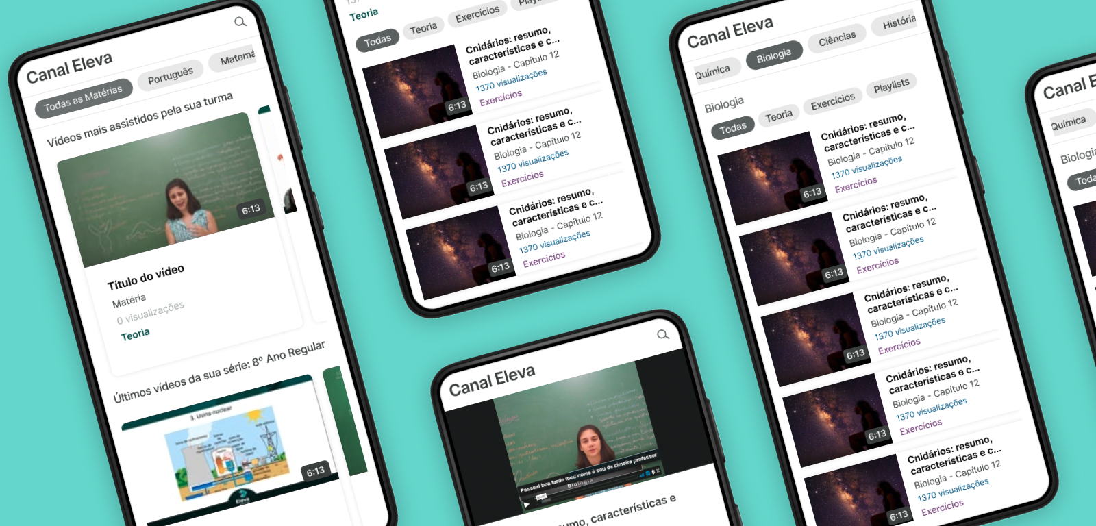 Canal Eleva 2.0 — mockup of the mobile version