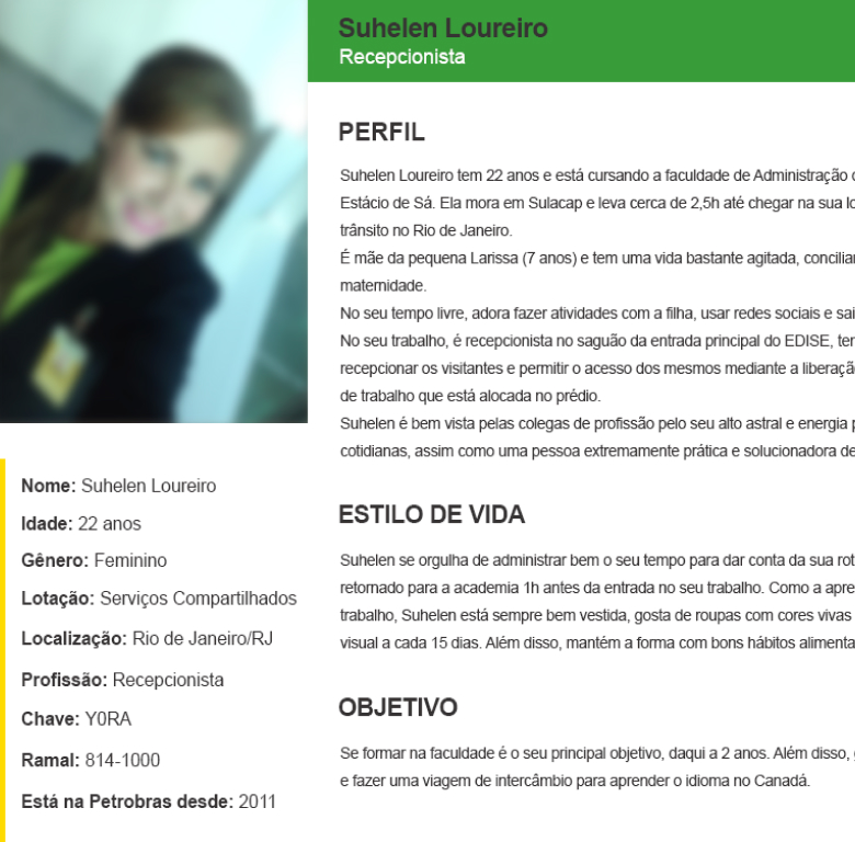 Persona — Floor Receptionist / Jirau Receptionist